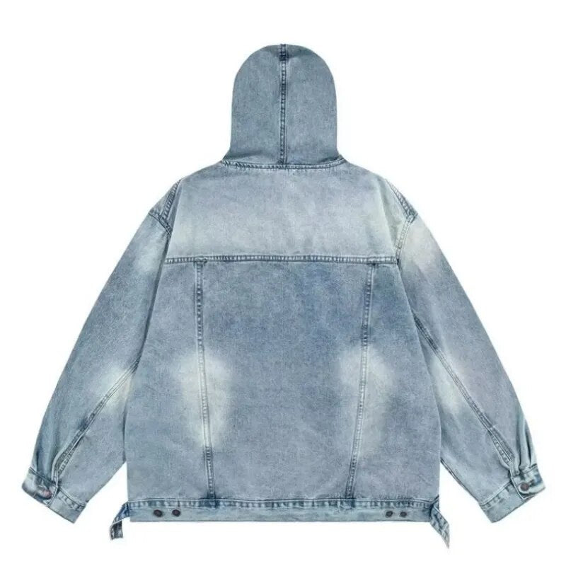 Japanese Denim Hooded Sweater