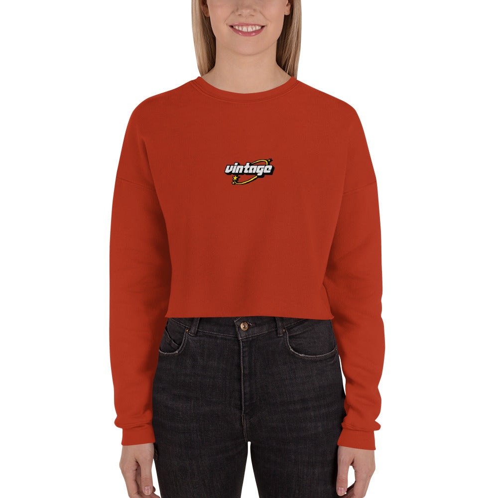 Vintage Crop Sweatshirt