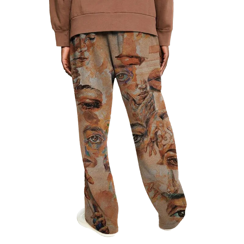 Graphic Tapestry Pants