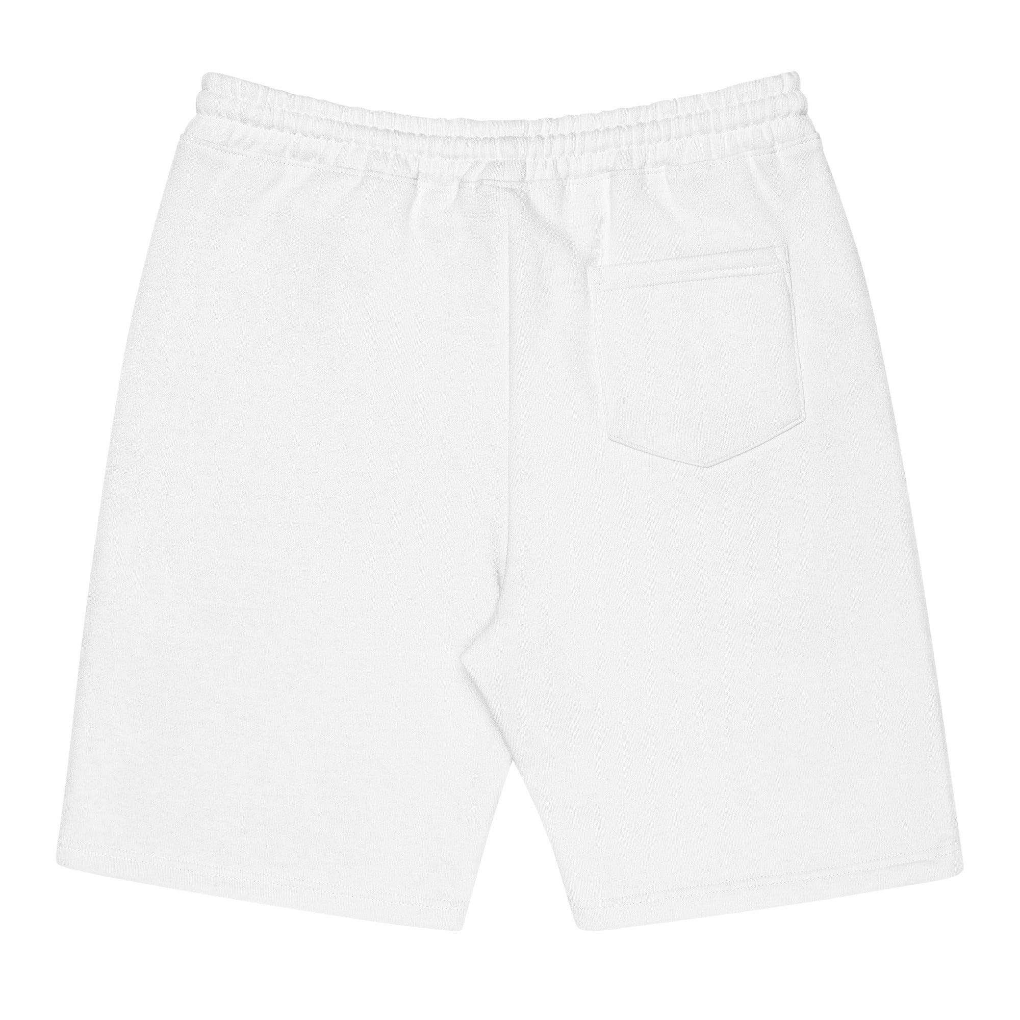 Never Stop Creating Embroidered Men's fleece shorts
