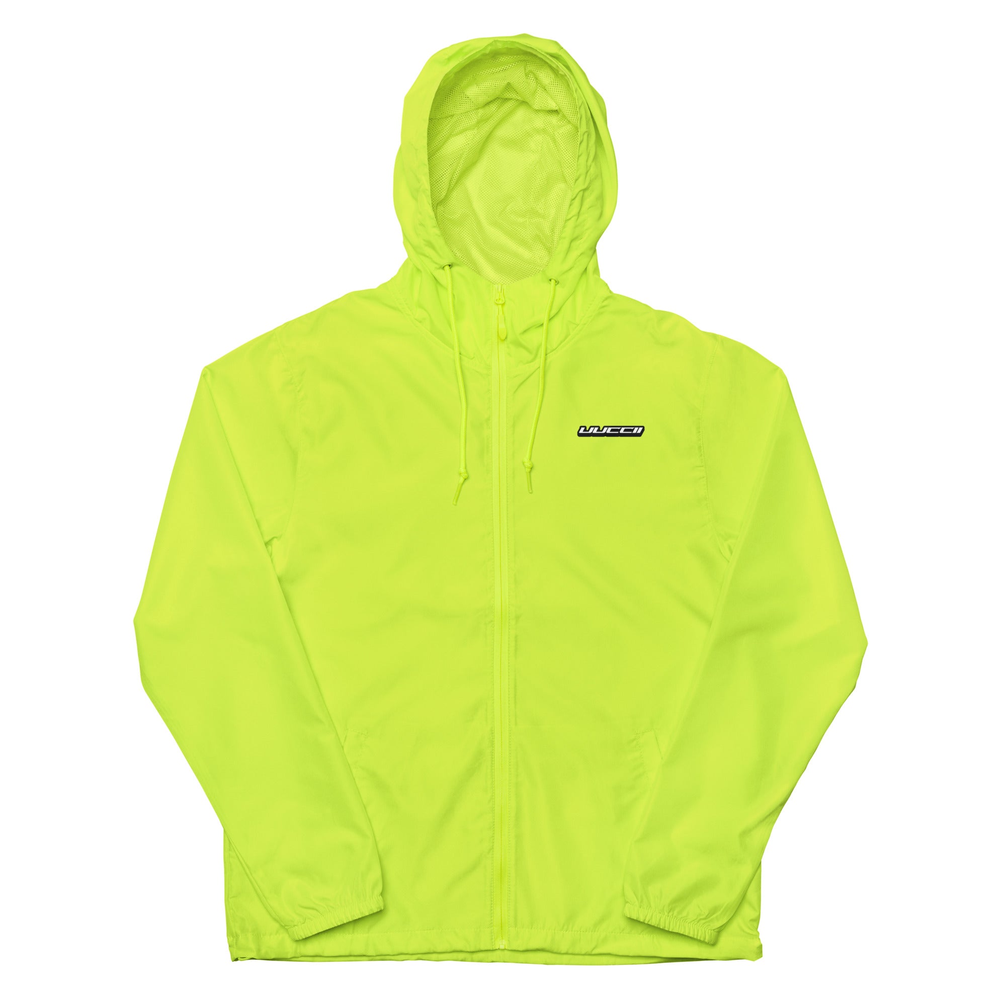 Large U Can't Impede Logo lightweight zip up windbreaker