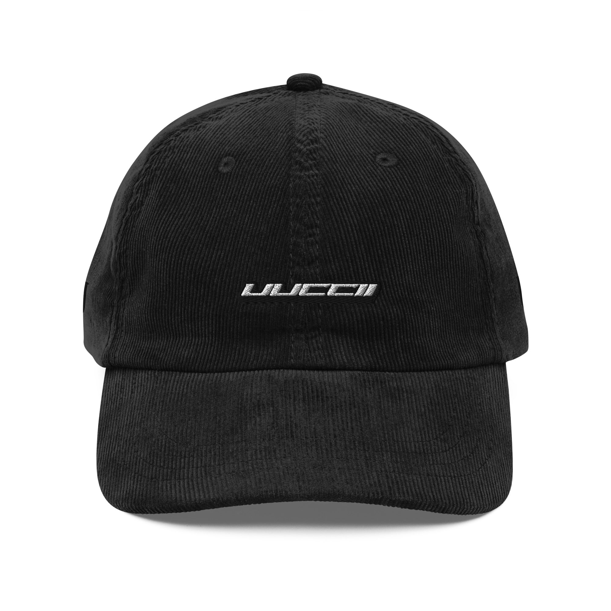 Embroidered UUCCII Vintage corduroy cap