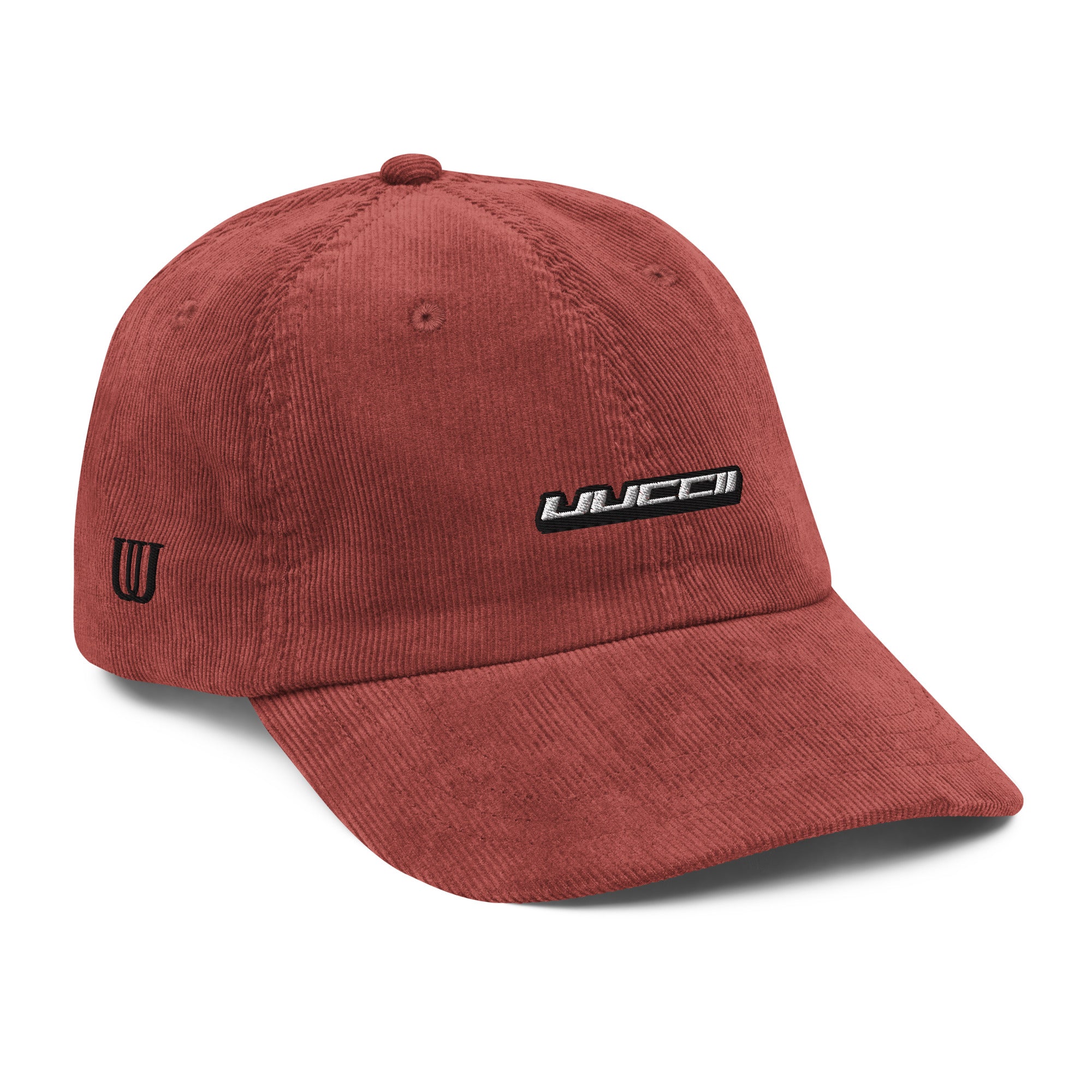 Embroidered UUCCII Vintage corduroy cap