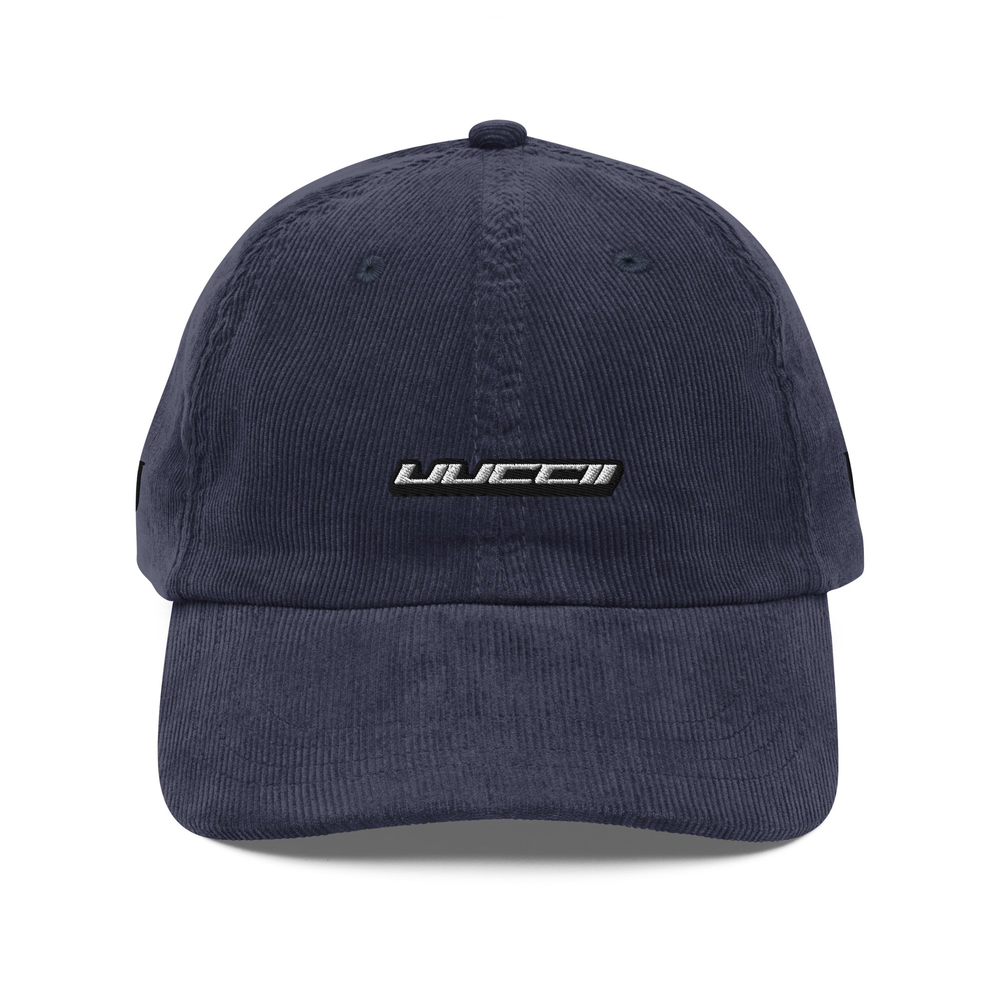 Embroidered UUCCII Vintage corduroy cap