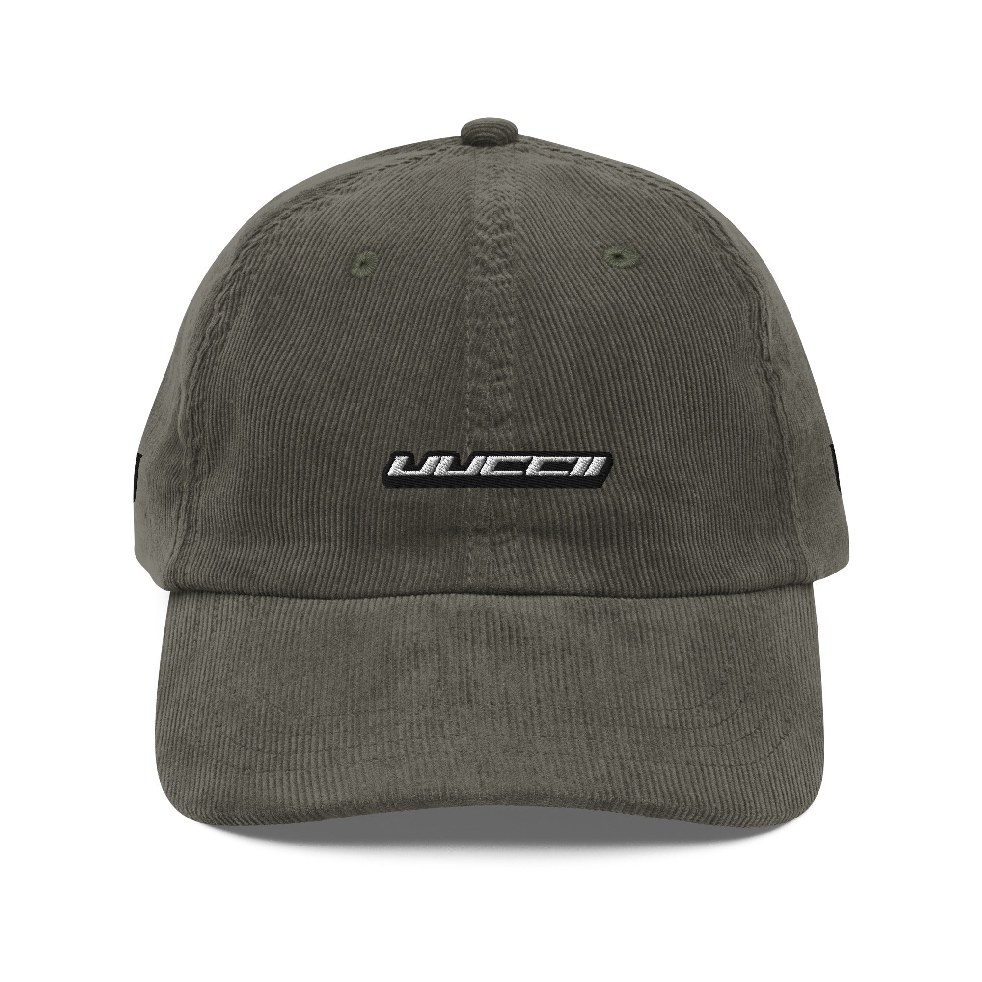 Embroidered UUCCII Vintage corduroy cap