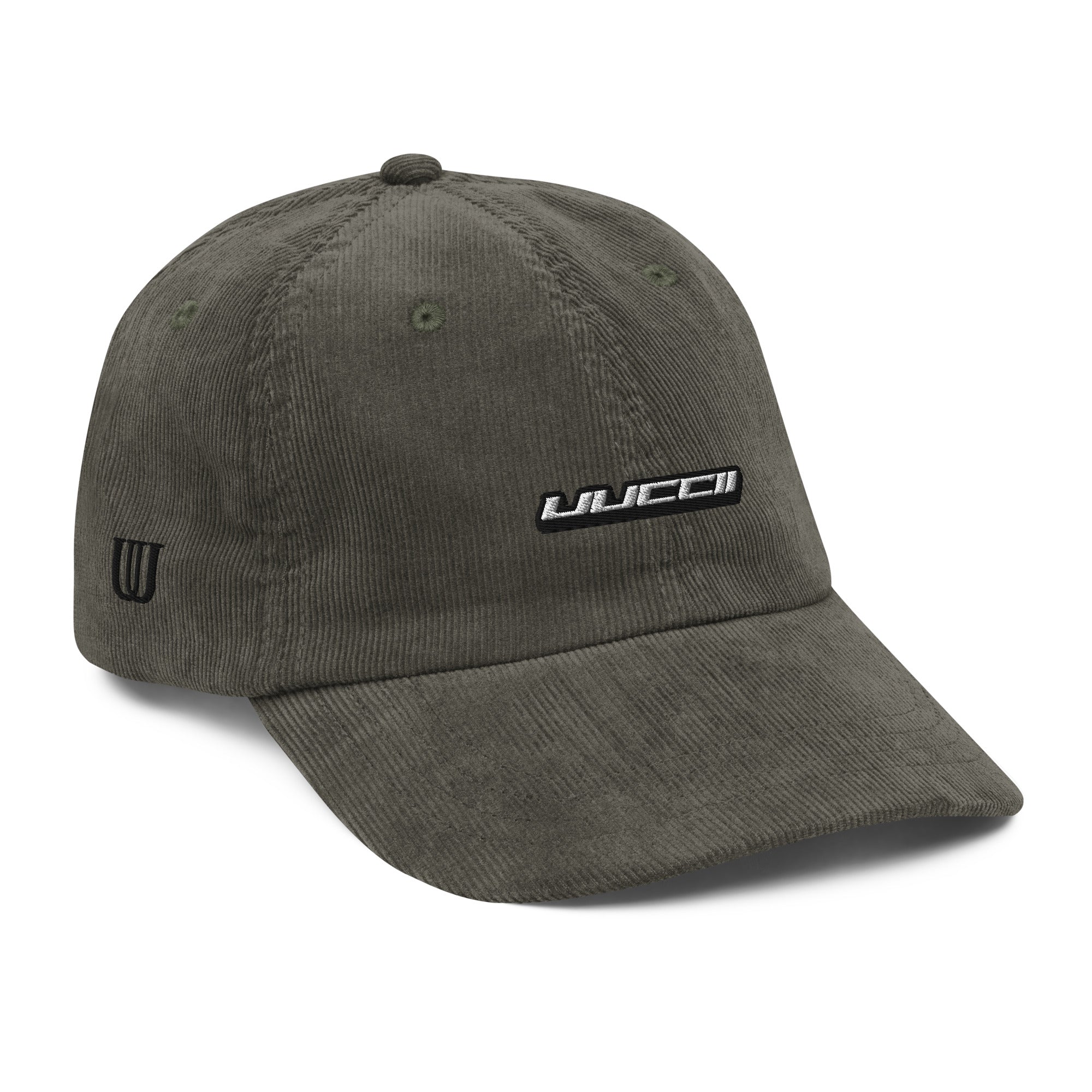 Embroidered UUCCII Vintage corduroy cap