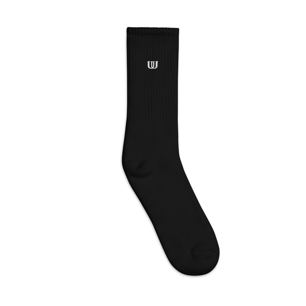 Embroidered UU socks