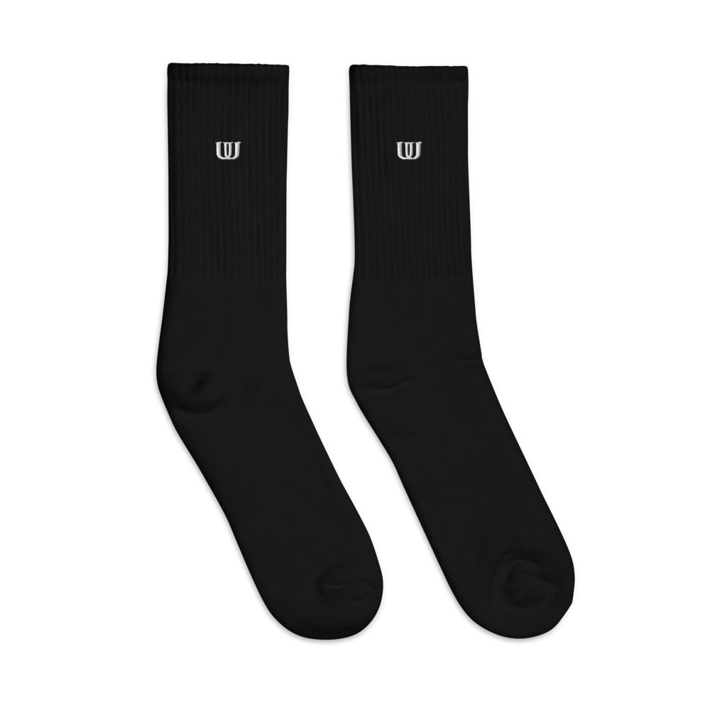 Embroidered UU socks